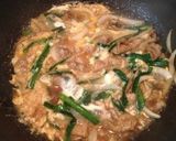 彼氏めし☆豚肉のニラ玉とじ。作り方8写真