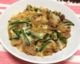 彼氏めし☆豚肉のニラ玉とじ。作り方9写真