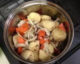 キムチチゲ風肉じゃが♪作り方3写真