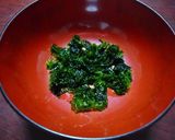 淡竹（はちく）とあおさの味噌汁作り方3写真