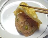 ミッキー凸オムライス作り方1写真