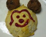 ミッキー凸オムライス作り方3写真