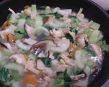 野菜いっぱい！豆腐とあさりの炒めもの作り方4写真