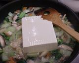 野菜いっぱい！豆腐とあさりの炒めもの作り方5写真