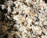 ひじき煮と鮭とワカメの炊き込みご飯作り方5写真