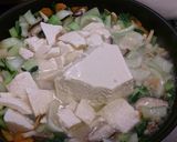 野菜いっぱい！豆腐とあさりの炒めもの作り方6写真