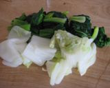 簡単❀白菜とほうれん草の胡麻和え作り方2写真