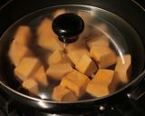*かぼちゃのクリームパスタ*作り方2写真