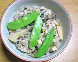 筍わらびひじきご飯作り方7写真