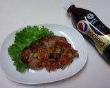 がっつり　ポークステーキ夏野菜添え作り方9写真