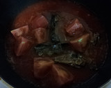 さんまの蒲焼とトマトのパスタ作り方3写真