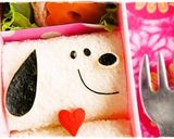 ＊キャラ弁＊　スヌーピーサンドイッチ★作り方6写真