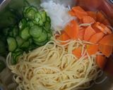 時間がたってもなめらか♪スパサラ♪作り方4写真