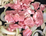 豚コマと玉葱のオイスター炒め♬作り方4写真