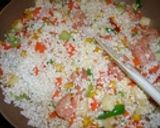 鍋で炊くカレーピラフ★ホワイトソース添え作り方6写真