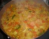鍋で炊くカレーピラフ★ホワイトソース添え作り方9写真