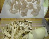 海老ときのこのトマトソースパスタ作り方2写真
