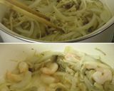 海老ときのこのトマトソースパスタ作り方3写真
