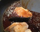 フライパンで、こってりブリの照焼き作り方7写真