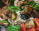 調味料3つ！簡単！豚と夏野菜の味噌炒め作り方4写真