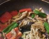 調味料3つ！簡単！豚と夏野菜の味噌炒め作り方5写真