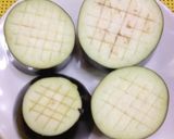 簡単☆蒸し焼きで☆米なすの田楽作り方1写真