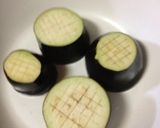 簡単☆蒸し焼きで☆米なすの田楽作り方2写真