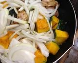 鶏肉と南瓜と玉ねぎのココナッツトマト煮作り方2写真