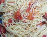 トマトのシンプルパスタ作り方3写真