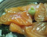 簡単!!　サーモンの漬け丼作り方4写真
