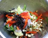 ✿カリフラワーと彩り野菜のレモンサラダ作り方7写真