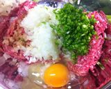 ポークハンバーグ菜摘野菜サウザン風作り方1写真