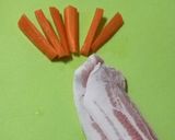 超簡単お弁当のおかす（人参）作り方1写真