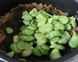 まぐろ缶deそら豆と焼き海苔の炊込みご飯作り方4写真