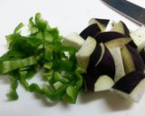 茄子とピーマンの甘辛豚丼♬作り方2写真