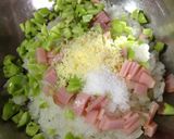 枝豆とハムとチーズのご飯作り方1写真