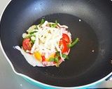 簡単朝ごはん♫目玉焼きピザ作り方2写真