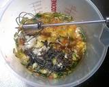 納豆・卵・夏野菜のフワフワ冷やしうどん作り方2写真