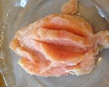 レンジで簡単！ 胸肉で蒸し鶏作り方1写真