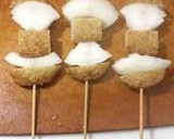 豚バラ串に憧れる✿さつま揚げ串✿作り方3写真