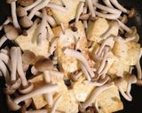 豆腐のおかか炒め♡青菜ときのこも。作り方6写真