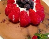 ブルーベリー生地のホットケーキ作り方8写真