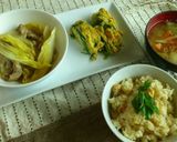 炊飯器にお任せの金目鯛炊き込みご飯作り方3写真