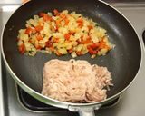 ドレッシングでお手軽ガパオご飯作り方4写真