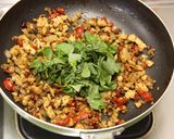 ドレッシングでお手軽ガパオご飯作り方5写真
