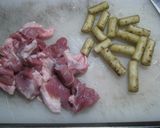 肉ごぼう（豚スネ肉篇）作り方3写真