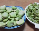 初夏ですね。空豆やベビーコーンの天ぷら作り方1写真