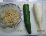 クラゲ酢の物野菜サラダ作り方5写真