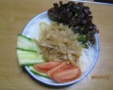 クラゲ酢の物野菜サラダ作り方11写真