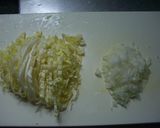 キャベツとひき肉のカレー風味炒め作り方1写真